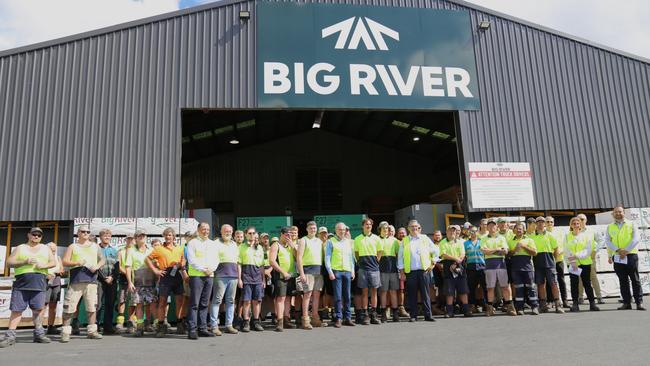 Big River Group outside the Grafton factory following the multimillion dollar upgrade