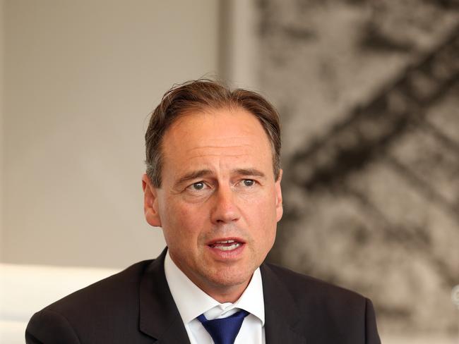 Health Minster Greg Hunt is under pressure to raise Medicare rebates in the May budget. Picture Sam Ruttyn News Corp