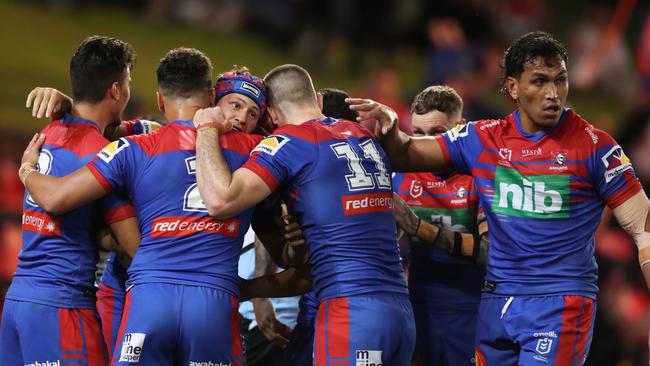 Kalyn Ponga is seen as a leader at the Knights. Picture: Ashley Feder/Getty Images