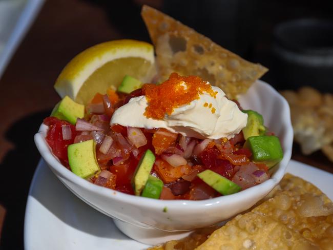 Tuna sashimi nachos. Picture: Jenifer Jagielski