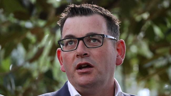 Victorian Premier Daniel Andrews speaks to the media following the release of Victorian Ombudsman Deborah Glass' report. Picture: Alex Murray