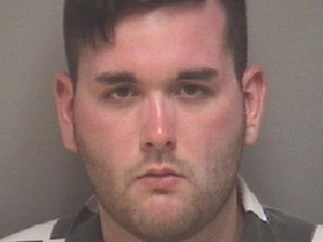 James Alex Fields Jr. was charged with second-degree murder after authorities say he rammed his car into a crowd of protesters. Picture: Albemarle-Charlottesville Regional Jail via AP