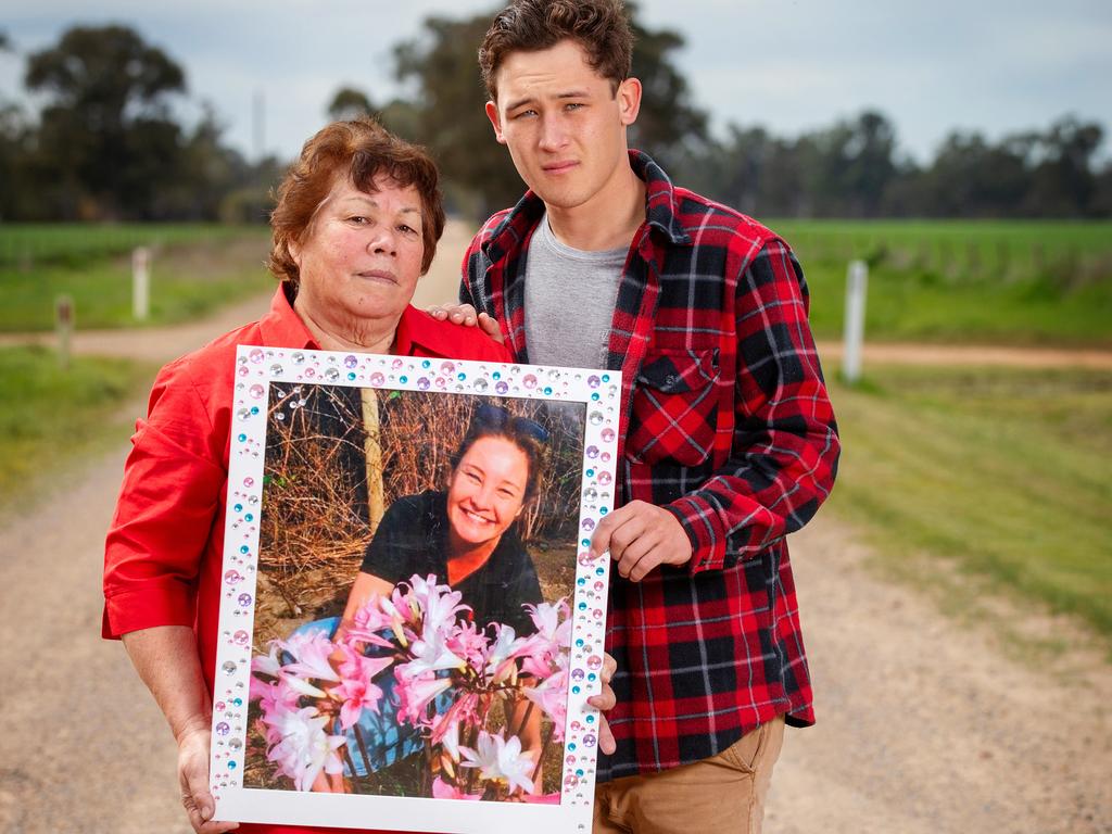 Alicia’s son Ariki with her mother Lee are in fear that Charles Evans will be released from prison after just 30 months. Picture: Mark Stewart