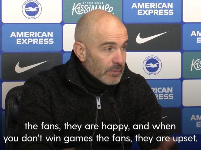 Enzo Maresca criticises Chelsea after 3-0 defeat by Brighton