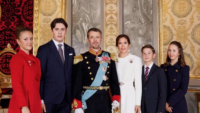 Queen Mary stuns in first official portrait with King