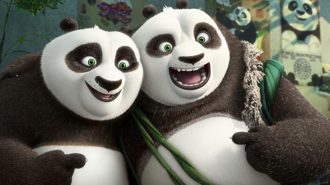 Scene from the Dreamworks movie Kung Fu Panda 3. Fox Films Australia