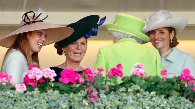 Fergie pictured with the Queen at Ascot in 2018. Picture: Max Mumby/Indigo/Getty Images