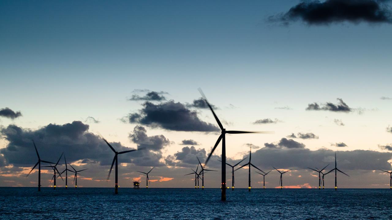 Veja Mate offshore wind farm off the German coast, made by the same company eyeing up a mammoth wind farm in South Australia. Picture: Copenhagen Infrastructure Partners