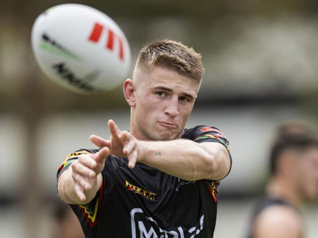 Panthers rising star Jack Cole is ready to step up at centre or in the halves. Picture: Penrith Panthers