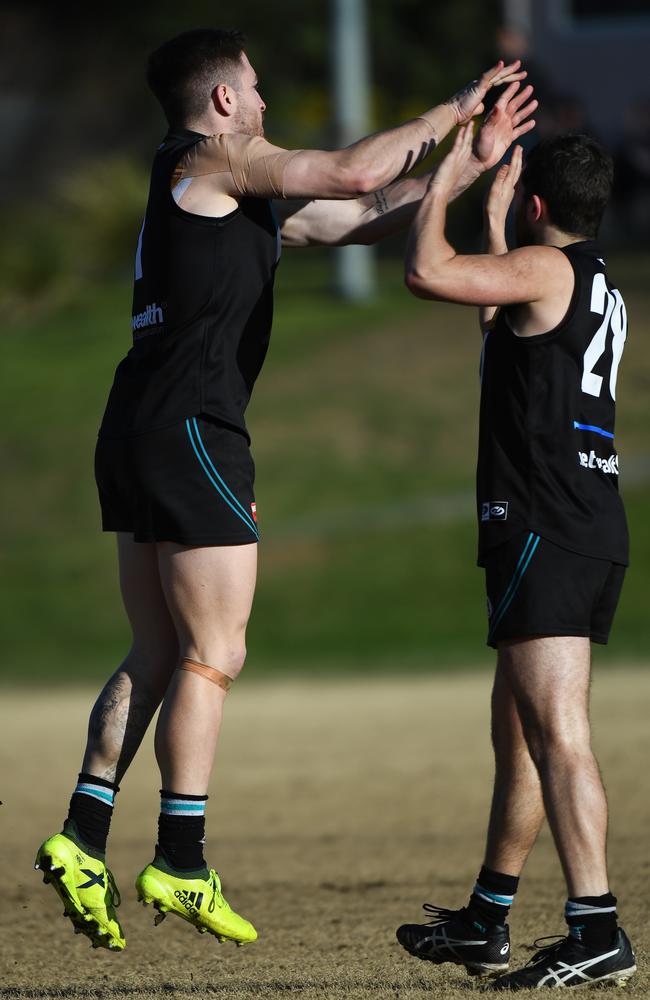 St Mary’s is jumping for joy after moving through to the Northern Football League Division 3 grand final.