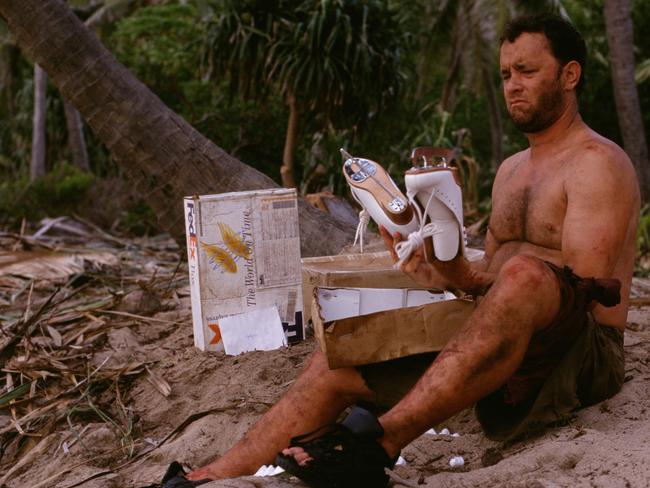 DECEMBER, 2000 : Actor Tom Hanks in 2001 film "Cast Away".Hanks/Actor