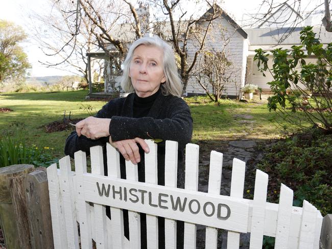 Susan McCulloch says her historic Shoreham art gallery, Whistlewood, will be threatened by a planned Telstra tower. Picture: Norm Oorloff