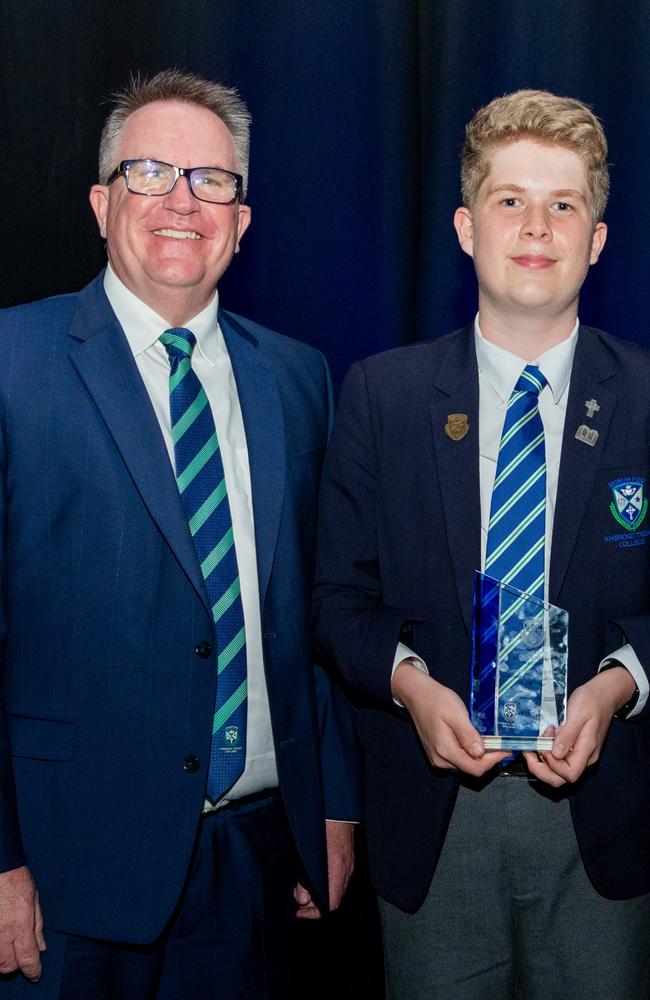 JAMES MULLER, AMBROSE TREACY COLLEGE- MUSICIAN OF THE YEAR- MIDDLE SCHOOL