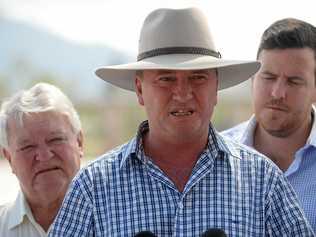 Barnaby Joyce in Rockhampton. Picture: Allan Reinikka ROK241117ajoyce3