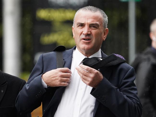 Terry McMaster arrives at the Federal Court in Melbourne in June 2019. Picture: AAP