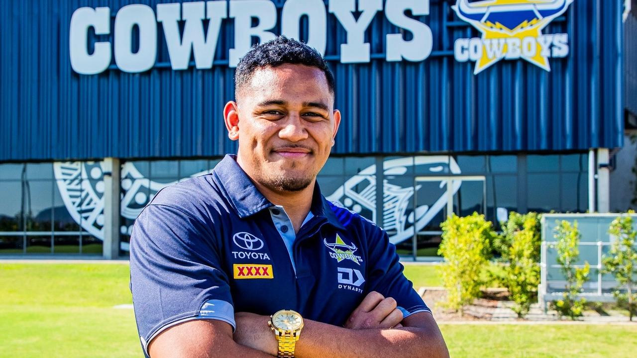 North Queensland Cowboys recruit Viliami Vailea arrives in North Queensland. Picture: North Queensland Cowboys Facebook.