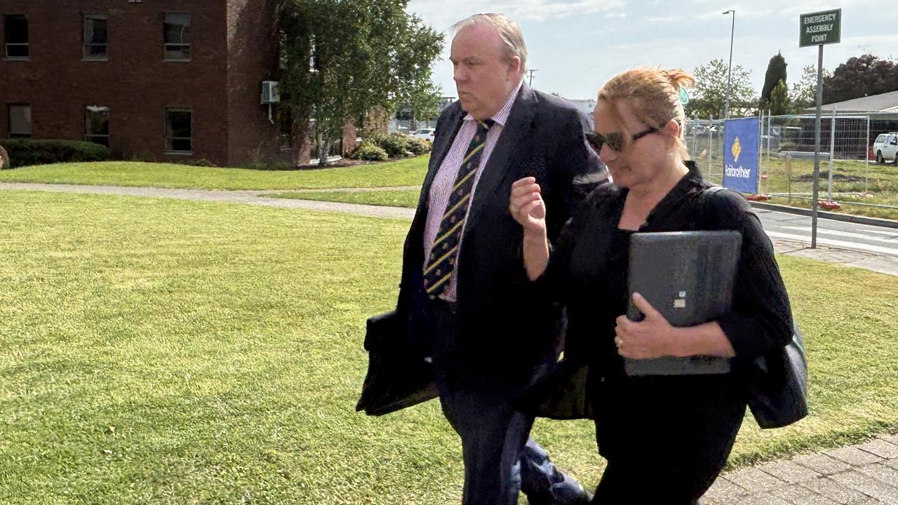 Rosemary Gamble operator of Taz-Zorb arrives at Devonport Magistrates Court. Trial into the jumping castle tragedy at Hillcrest Primary School in Devonport. Picture: Simon McGuire