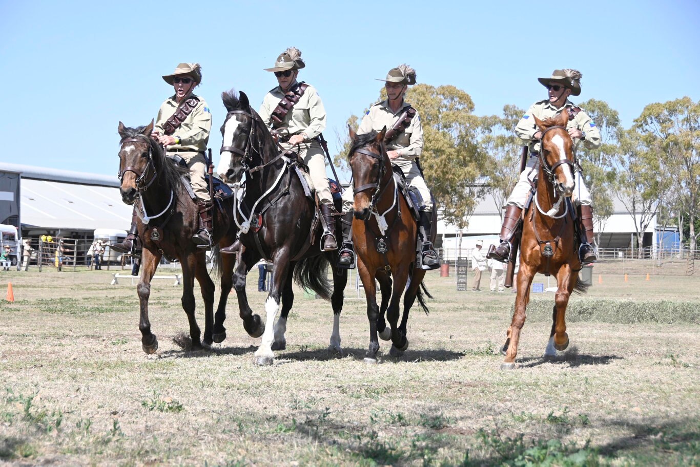 Queensland Mounted Infantry Challenge at the Toowoomba Showgrounds.