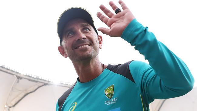 Justin Langer has certainly left a favourable impression. Picture: Getty.