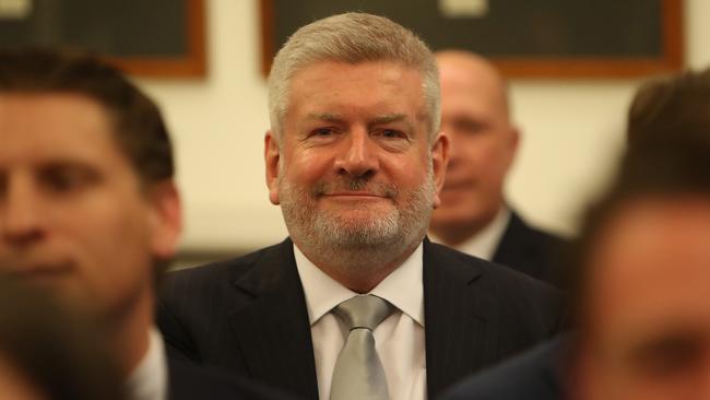 Senator Mitch Fifield farewelled parliament this week. Picture: Kym Smith