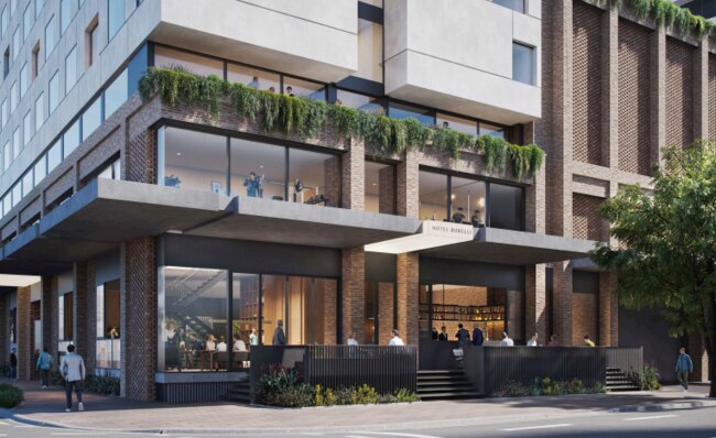 The hotel proposed for Burelli Street, Wollongong. Picture: supplied