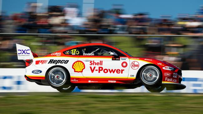 It was a brilliant drive from Davison in his Mustang. Picture: Getty Images