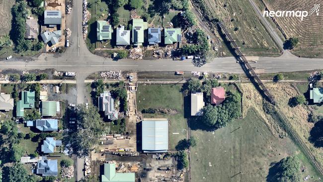 Aerial picture of a part of Lismore before the floods. Picture: NearMap