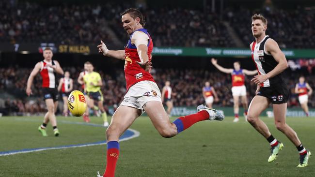 Joe Daniher will spearhead the Lions. Picture: Darrian Traynor/Getty Images