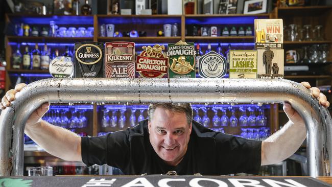 Tony Eastwood behind the bar. Picture: Valeriu Campan