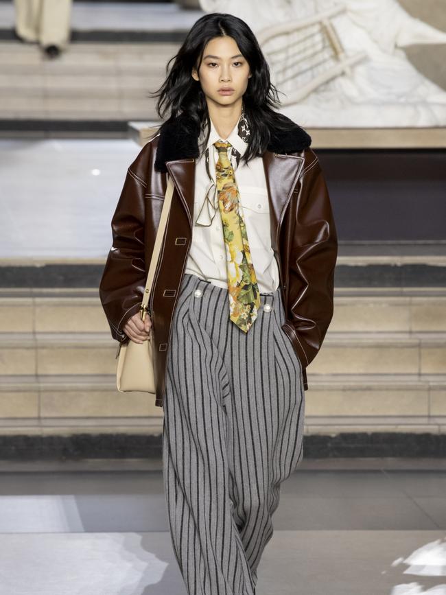 HoYeon Jung walks the runway during the Louis Vuitton 2022-2023 show in Paris. Picture: Kristy Sparow/Getty