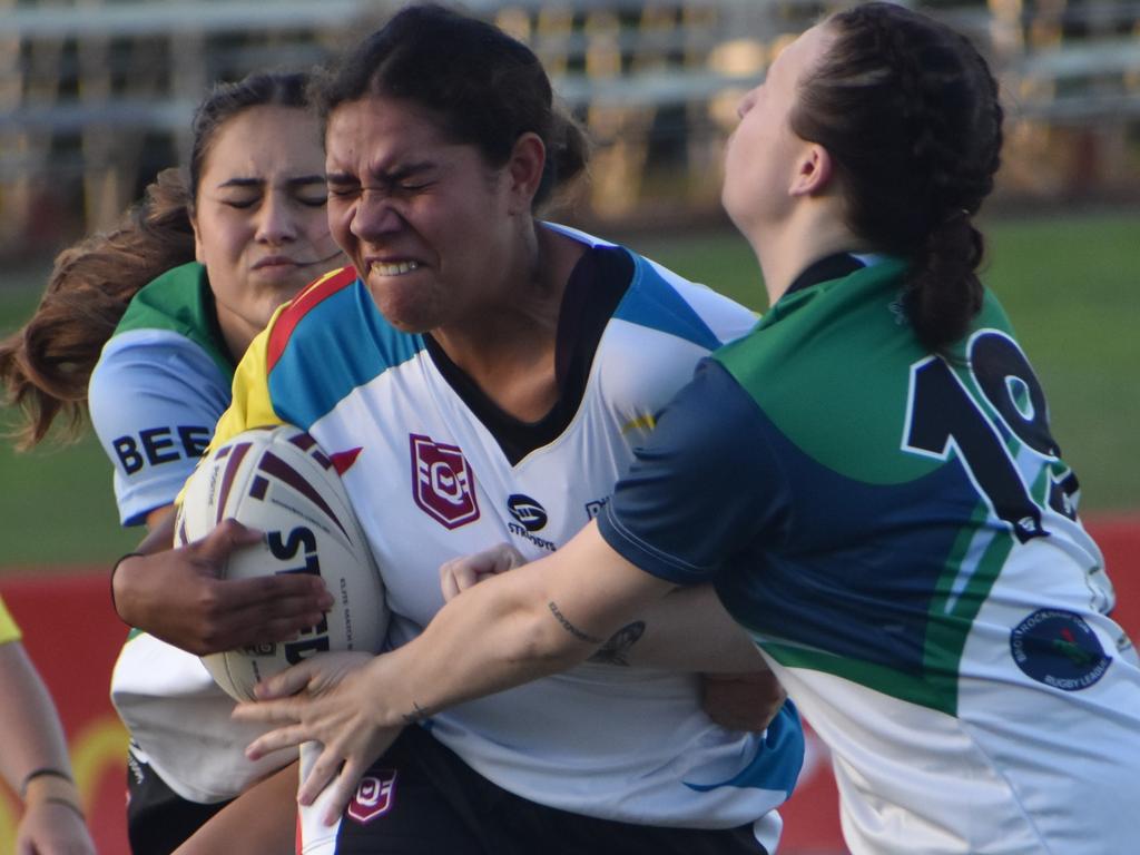 Rockhampton Rugby League’s annual Reef versus Beef women’s game, Browne Park, March 19, 2022.