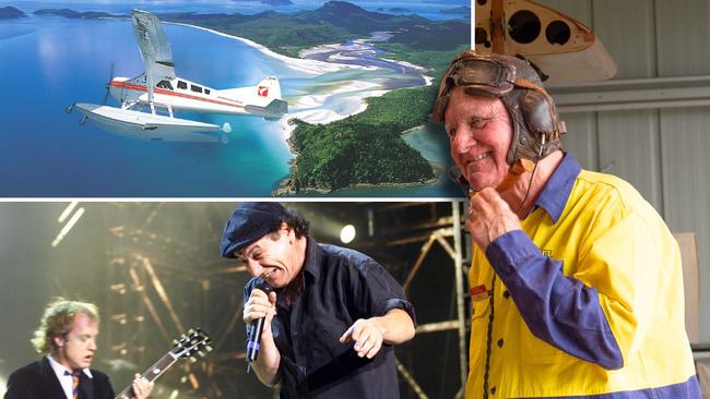 Hampton pilot and Ability Enterprises participant Paddy Martin, who flew celebrities to luxury resorts in the Whitsundays, will be featured in a new video about the organisation that will be screened on Australian Qantas flights.