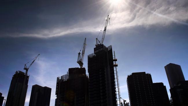 Melbourne is in danger of losing family-friendly housing to apartment living. Picture : Mike Keating