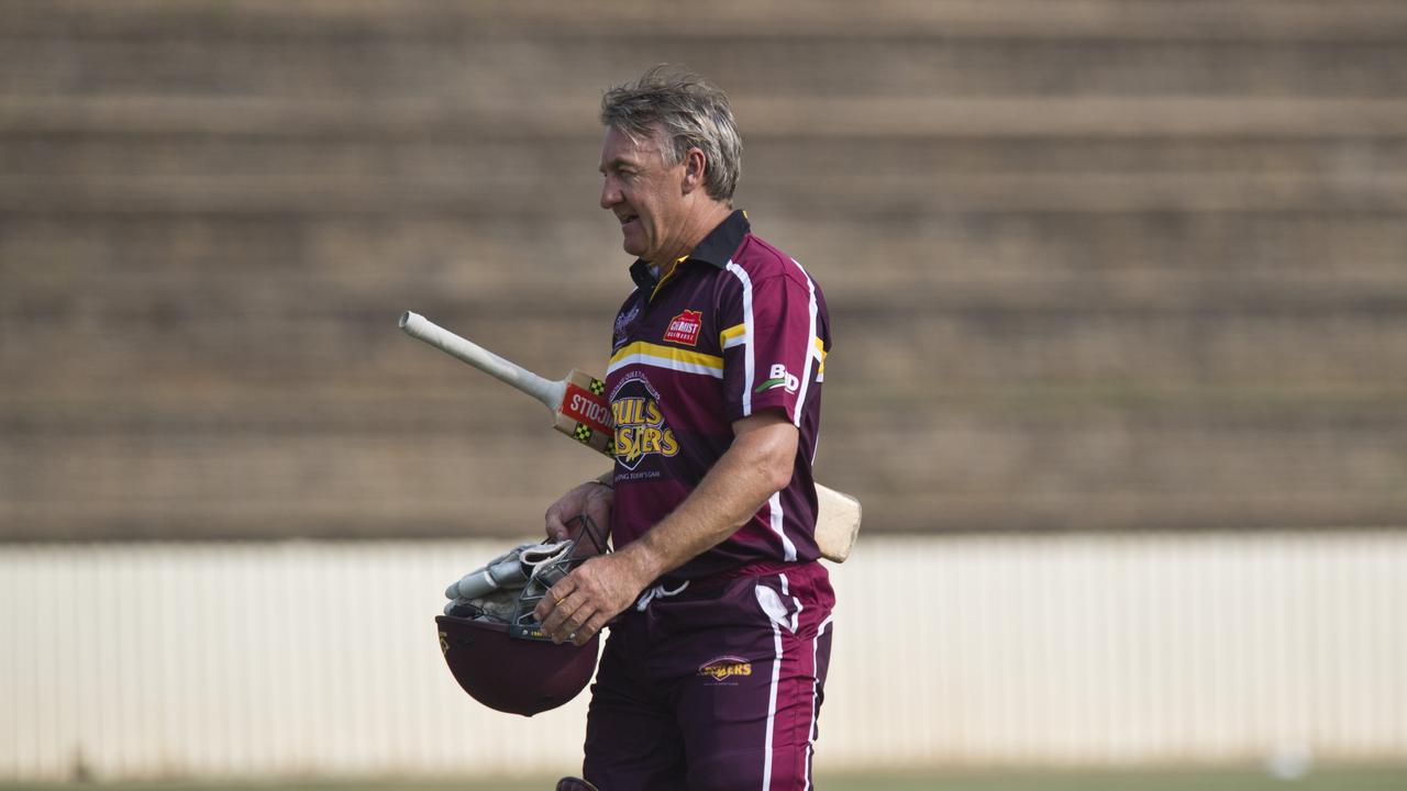 FORMER GREAT: 19-test and 67-ODI veteran Andy Bichel laced them up for the Bulls Masters. Picture: Kevin Farmer