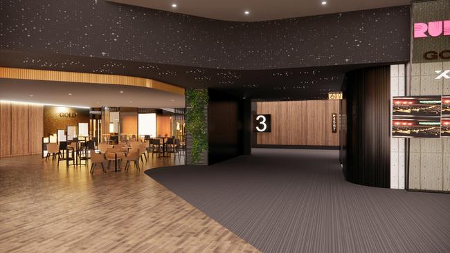 An artist impression of new gold class facilities. Picture: Supplied.