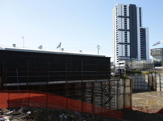 The vacant site in Liverpool that has now been approved for developments up to 32 storeys. Picture: Timothy Clapin