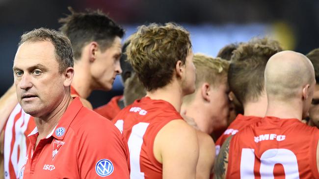 John Longmire says his team can bounce back from its shocking start. Picture: Getty Images