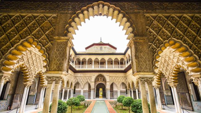 The Royal Alcazar of Seville at the Courtyard of the Maidens where certain scenes from Game of Thrones were filmed. Picture: Istock