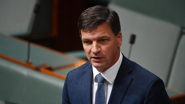 Energy Minister Angus Taylor has confirmed Australia will join Japan and New Zealand in resisting calls to lift its Paris agreement targets­. Picture: AAP