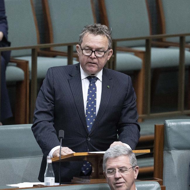 Colin Boyce delivered his maiden speech in Parliament House, Canberra on July 28, 2022. Picture: Gary Ramage (NCA NewsWire)