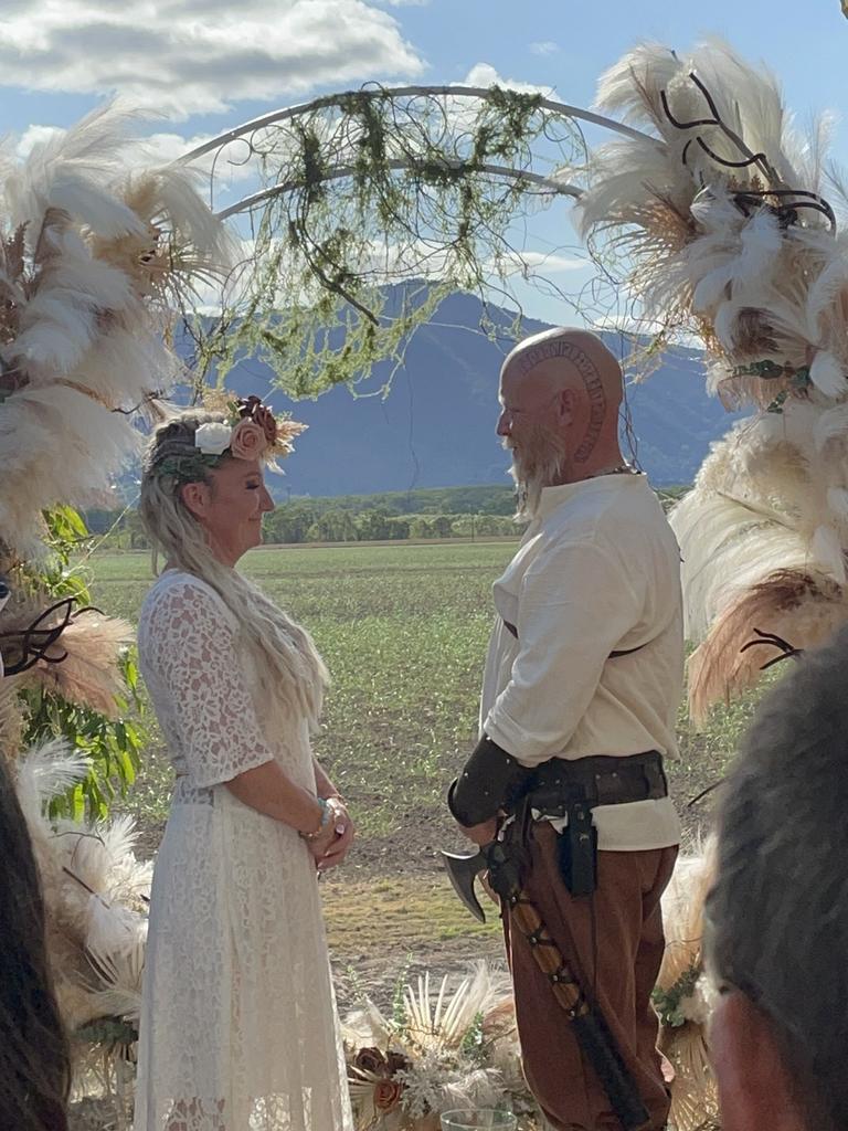 John and Natalie Herbert wed in Cairns Viking ceremony | The Cairns Post