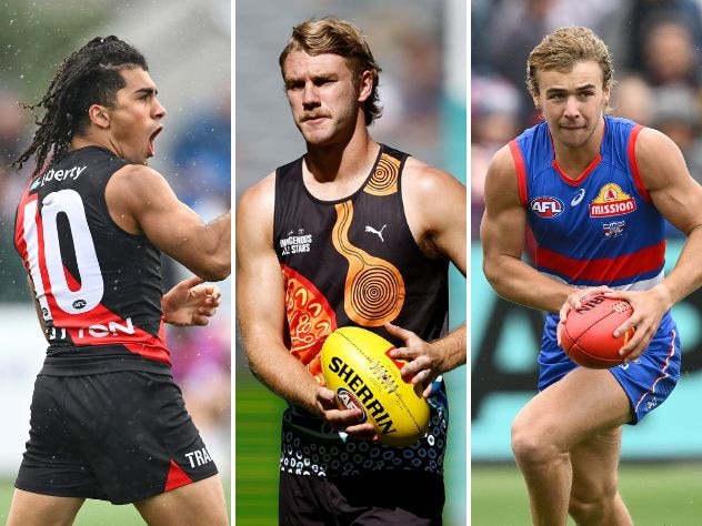 Players in AFL practice matches