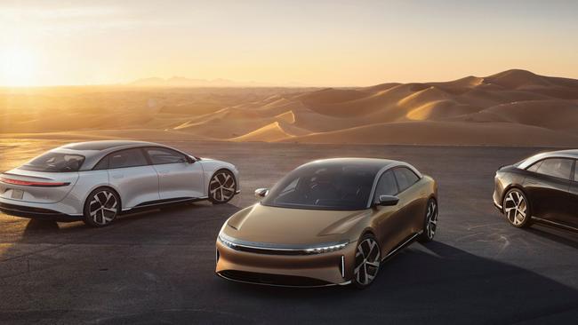 Lucid Air electric car.