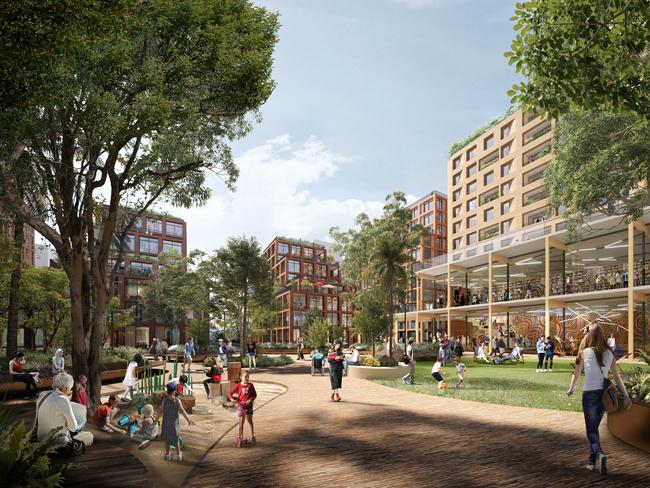 Artists impressions of the renewal of Waterloo Estate. Picture: Supplied