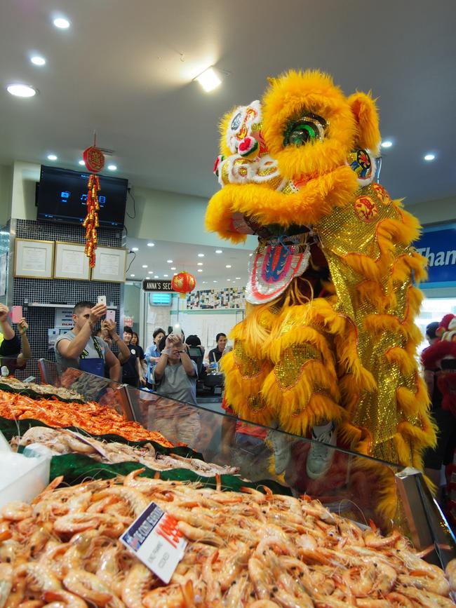 Lunar New Year at Sydney Fish Markets. Picture: Supplied