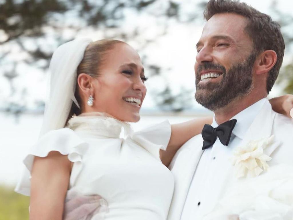 They were married in Las Vegas in July 2022 before once walking down the aisle in a more lavish ceremony in August at Affleck’s estate in Georgia.