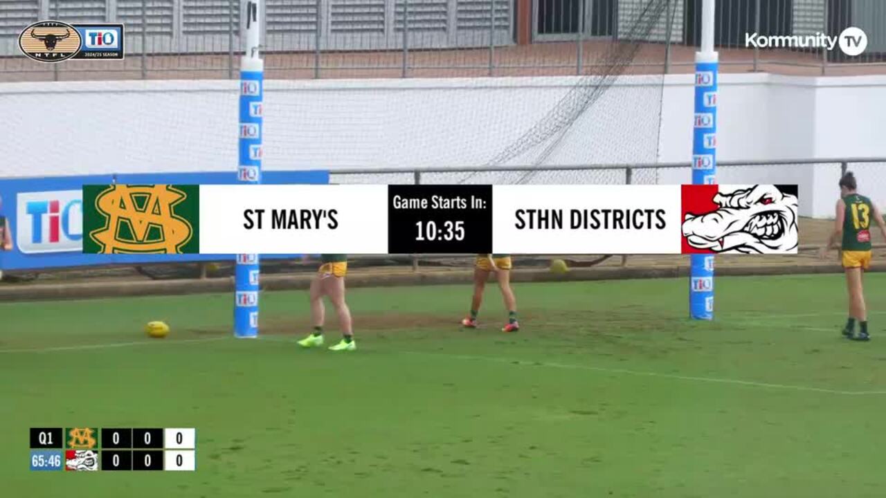 Replay: St Mary's v Southern Districts—2024-25 NTFL Women's Premier League Round 8