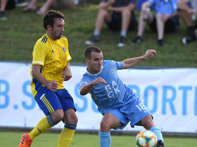 Gold Coast Premier League football Palm Beach vs. Broadbeach United at Mallawa Sports Complex. (Photo/Steve Holland)