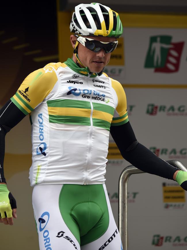 Australia's Simon Gerrans before the start of the 201km second stage. Picture: AFP