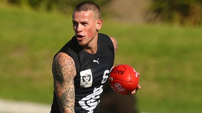Ben Crocker, who previously played for Carlton, has dominated for Moe this season. Photo by Mike Owen/AFL Photos/via Getty Images